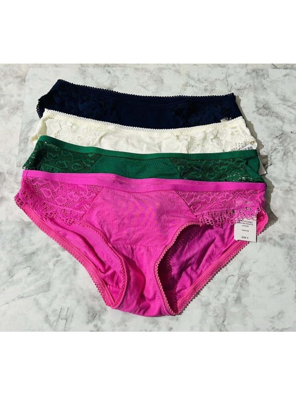 Some Embraceable Signature Lace Bikini Panties Sz Small Lot Of 4 Colors